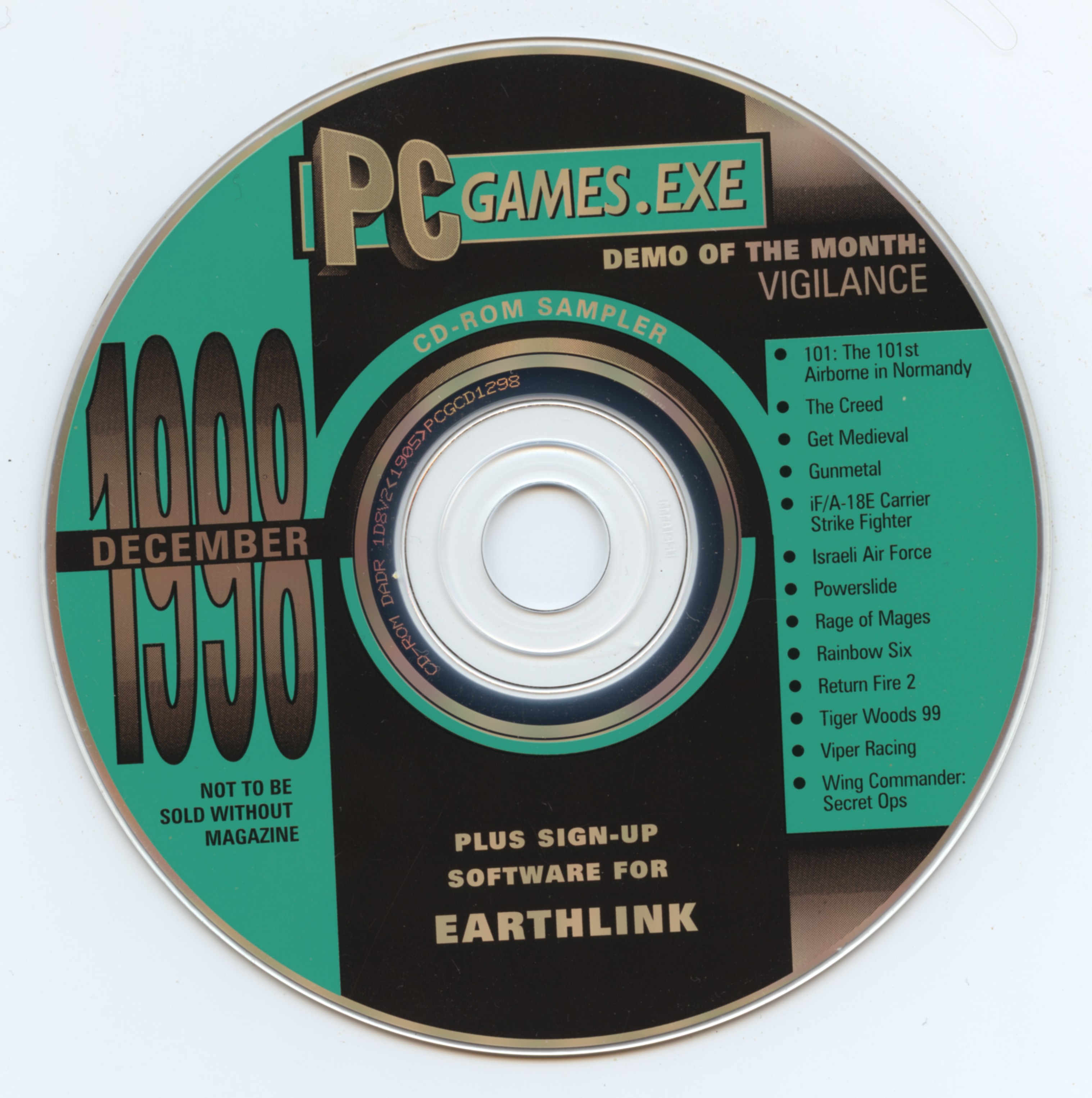 PC Games EXE (CD ROM Sampler Disc)(December 1998) Free Download